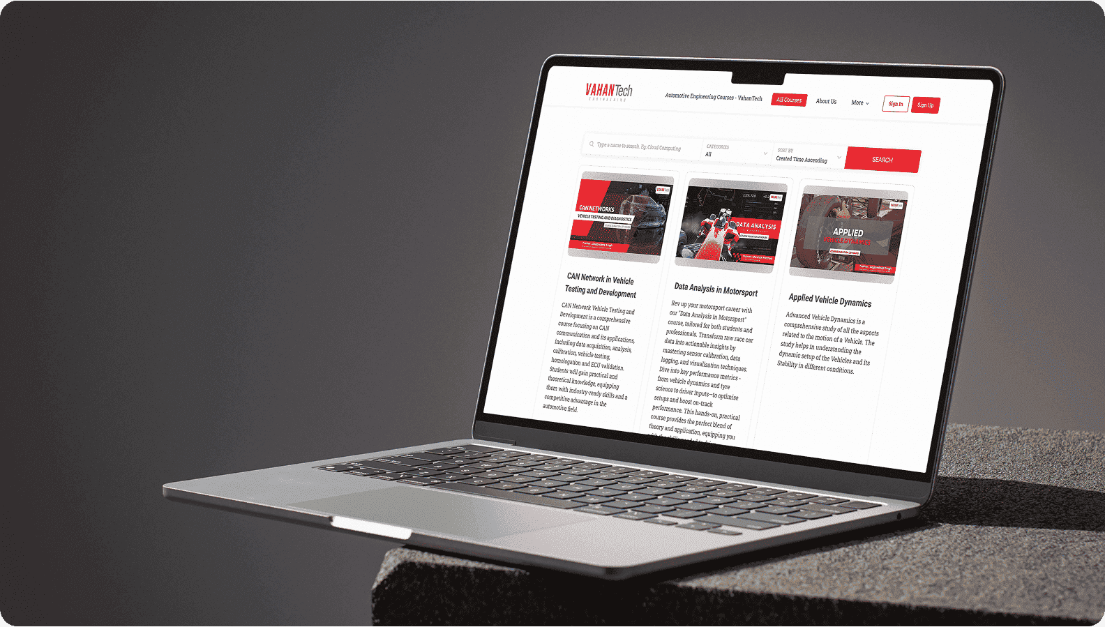 VahanTech Engineering - Website