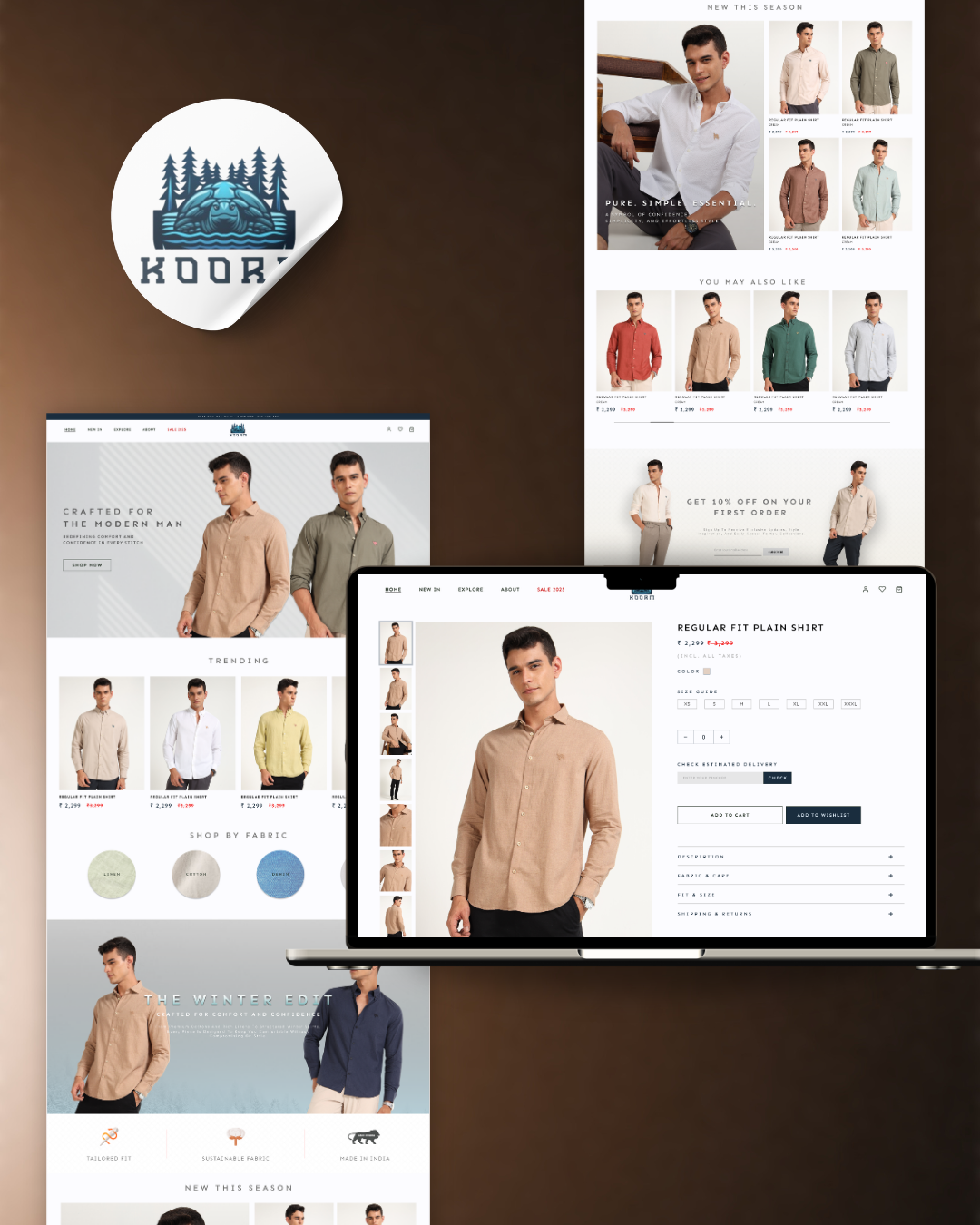 Kroom website preview